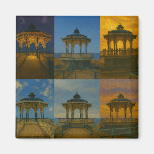 Seaside Bandstand door de tijd Magneet