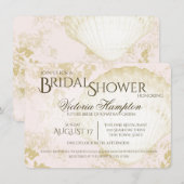 Seaside  Beach Pink Blush Vrijgezellenfeest Kaart (Voorkant / Achterkant)