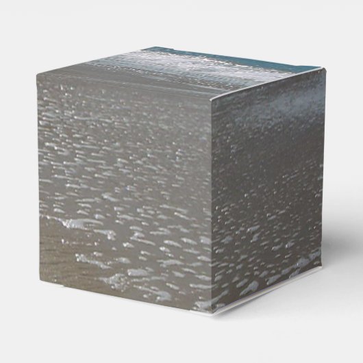 Seaside Beach & Sand Wedding Bedankdoosjes (Achterkant)