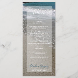 Seaside Beach & Sand Wedding Menu