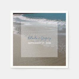 Seaside Beach & Sand Wedding Servet