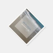 Seaside Beach & Sand Wedding Servet (Hoek)