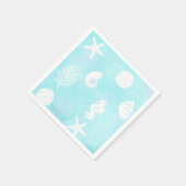 Seaside Beach Thema Seashell Servet (Hoek)