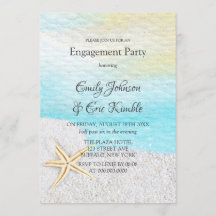 Seaside Beach White Sand Engagement Party