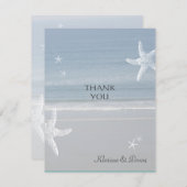 Seaside bedankkaart (Voorkant / Achterkant)
