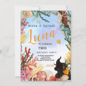 Seaside Birthday Invitation Kaart (Voorkant)