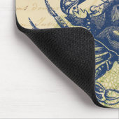 Seaside Blue Crab Collage Muismat (Hoek)