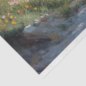 Seaside Blue Gypsy Caravan Decoupage Tissuepapier (Detail)