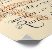 Seaside Blue Whale Collage Poster (Hoek)