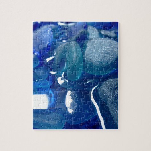 Seaside Blue Zee Glass Legpuzzel (Verticaal)