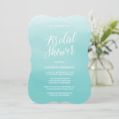 Seaside | Bridal Shower-uitnodiging Kaart (Staand voorkant)