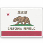 Seaside CA Sticker (Voorkant)