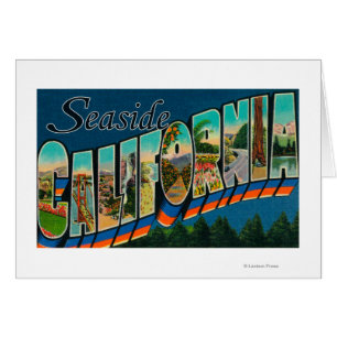 Seaside, Californië - Grote Letter-scènes