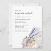 Seaside | Ceremony Rehearsal Dinner Invitation Kaart (Voorkant)