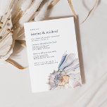 Seaside | Ceremony Rehearsal Dinner Invitation Kaart<br><div class="desc">De uitnodiging voor het diner van de kustkerkrepetitie is voorzien van een parstelroze en ivoorkleurige illustratie, met uw repetitieve diner in klassiek blauw en zacht grijs. Ideaal voor strand, zomer, of nautische repetities en feestelijkheden... deze kustachtige uitnodigingen keren terug naar massief shell roze. Omvat ruimte voor zowel de ceremonie als...</div>