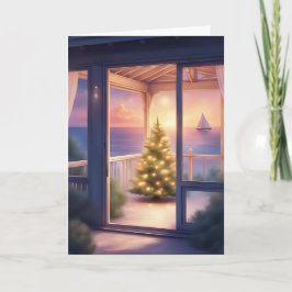 Seaside Christmas Glow Kaart