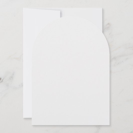 Seaside Christmas White Wedding Arch Kaart (Achterkant)