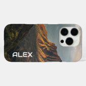 Seaside Cliff Rising – dramatisch kustlandschap Case-Mate iPhone Case (Achterkant (horizontaal))