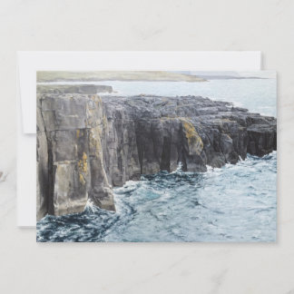 Seaside Cliffs Painting Wenskaart