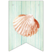 Seaside Cottage Beach Wedding Bunting Vlaggetjes (Tweede vlag)