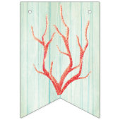 Seaside Cottage Beach Wedding Bunting Vlaggetjes (Derde vlag)