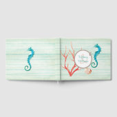 Seaside Cottage Chic Wedding Guest Book Gastenboek (Volledig)