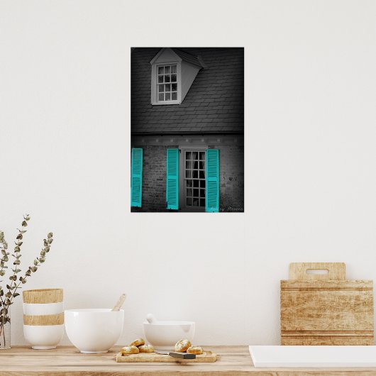 Seaside Cottage Poster (Keuken)