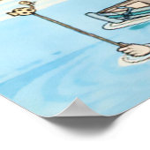 "Seaside Crime" van W Heath Robinson Poster (Hoek)