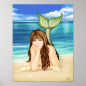 Seaside Daydromen Mermaid Fantasy Poster (Voorkant)