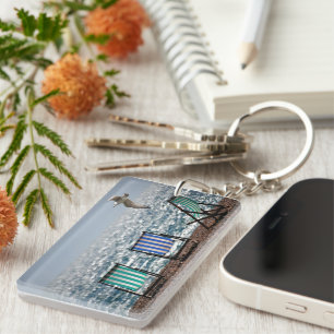 Seaside Deck Stoelen en Zeemeeuw Sleutelhanger