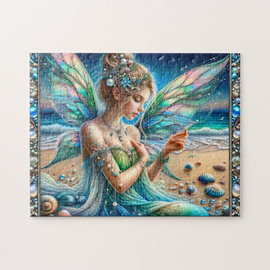 Seaside Fairy of Shimmering Wings Legpuzzel (Horizontaal)