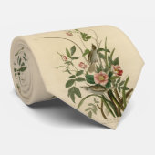 Seaside Finch (Sparrow) Audubon's Birds of America Stropdas (Opgerold)