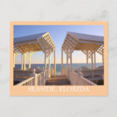 Seaside, Florida Pavilion Beach Access Briefkaart (Voorkant)