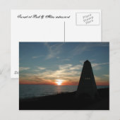Seaside Florida Sunset Briefkaart (Voorkant / Achterkant)