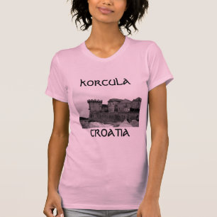 Seaside Fortress in Korcula T-shirt