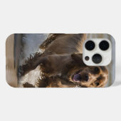 Seaside Fun: Cocker Spaniel bij Play in the Ocean Case-Mate iPhone Case (Achterkant (horizontaal))