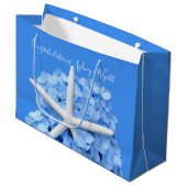 Seaside Garden Starfish Wedding Gefeliciteerd Groot Cadeauzakje (Voorkant Gekanteld)