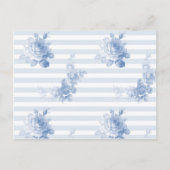 "Seaside Garden Stripe" briefkaarten in bosbes (Voorkant)