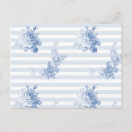 "Seaside Garden Stripe" briefkaarten in bosbes