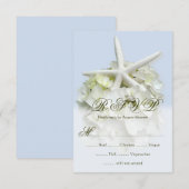 Seaside Garden Wedding 5 keuze menu RSVP (Voorkant / Achterkant)