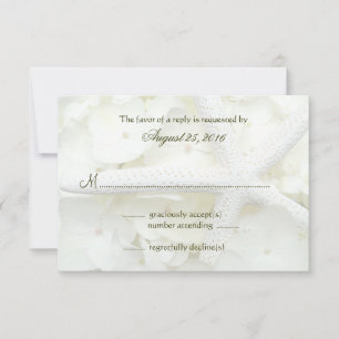 Seaside Garden Wedding Invitation Beantwoorden Kaa RSVP Kaartje