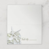 Seaside Garden White Starfish Hydrangea Plaatskaartje (Buitenkant ongevouwen)