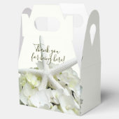 Seaside Garden White Wedding Shower Favor box Bedankdoosjes (Geopend)
