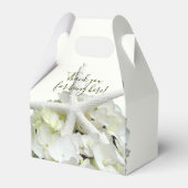 Seaside Garden White Wedding Shower Favor box Bedankdoosjes (Voorkant Zijde)