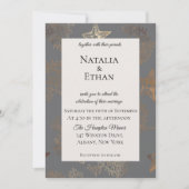 Seaside Glow Starfish Coral Weddenschap Kaart (Voorkant)