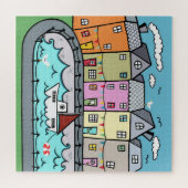 Seaside Harbor Jigzaag Legpuzzel (Horizontaal)