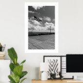 Seaside Heights Boardwalk Strand Vlag Poster (Thuiskantoor)