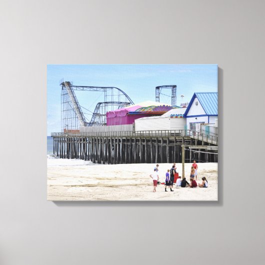 Seaside Heights, Jersey Shore Canvas Afdruk (Voorkant)