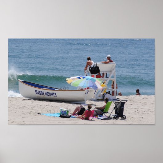 Seaside Heights Lifeguard Poster (Voorkant)