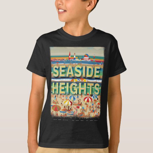 Seaside Heights New Jersey Nj Beachside Bliss Sd26 T-shirt (Voorkant)